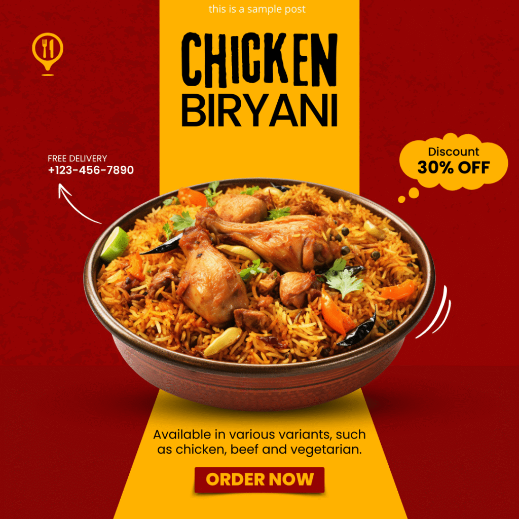 food promo post