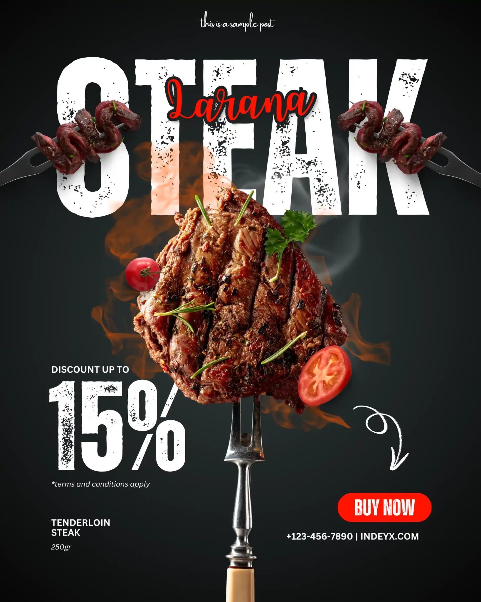 promo post marketing social media handling indeyx graphics designing